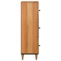 vidaXL Highboard Prírodná 40 x 33 x 110 cm Masívne mango drevo