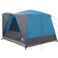 vidaXL Cabin Tent 7-Person 7-miestny Modrá 185T Polyester s PU náterom