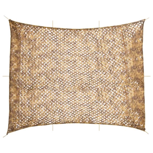 vidaXL Maskovacia sieť s úložnou taškou 618x512 cm piesková