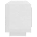 vidaXL TV skrinka lesklá biela 102x35x45 cm spracované drevo