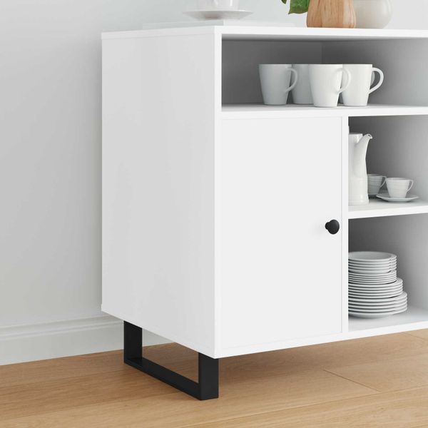 vidaXL Nohy nábytku 12 pcs Čierna 341 x 40,5 x 100 mm Železo