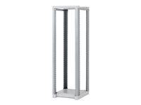 19" otevřený stojan dvoudílný rozebíratelný 32U/600x800mm, stabilizační sada, nosnost 800kg