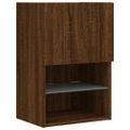 vidaXL TV skrinky s LED svetlami 2 ks hnedý dub 40,5x30x60 cm