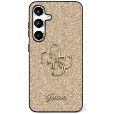 Puzdro Guess HC Fixed Glitter Big 4G pre Samsung Galaxy S25 zlaté