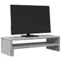 vidaXL Stojan na monitor sivý dub sonoma 54x22x15 cm kompozitné drevo