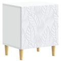 vidaXL Nočný stolík 2 ks Biela 43 x 34,5 x 50 cm Kompozitné drevo