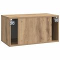 vidaXL Nástenná TV skrinka 59,5 x 31 x 30 cm Dub artisan