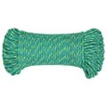 vidaXL Lodné lano zelené 4 mm 25 m polypropylén