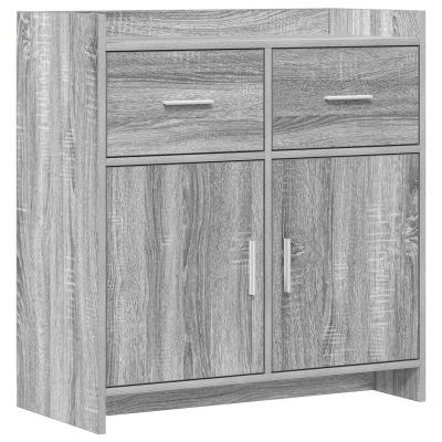 vidaXL Servírovacia skriňa Sivý Sonoma 75 x 36 x 80 cm