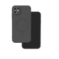 Jednofarebné puzdro Mag pre iPhone 11 čierna