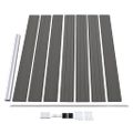 vidaXL Plotový panel WPC 175x146 cm sivý
