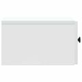 vidaXL Nástenná nočná skrinka Biela 33 x 34,5 x 20 cm Kompozitné drevo