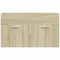 vidaXL Skrinka pod umývadlo, dub sonoma 80x38,5x46cm, kompozitné drevo