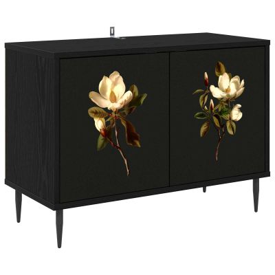 vidaXL TV skrinka BREMEN 69 x 33 x 50,5 cm Čierny dub Kompozitné drevo