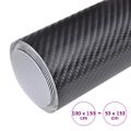 vidaXL Fólia na automobily 2 ks 4D čierna 100x150 cm+50x150 cm