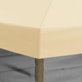 vidaXL Kryt altánku s bočnými stenami 6 x 3 m Krémová Polyester