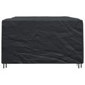 vidaXL Obal na nábytok Jednofarebný Čierna 280 x 204 x 106 cm 600D