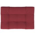 vidaXL Podložka na paletový nábytok 120x80x12cm, vínovo červená, látka
