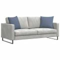 vidaXL Vankúše na pohovku 2 pcs Modrá 50 x 50 cm Kordúrová tkanina
