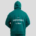 Mikina Unstoppable Green - GymBeam, veľkosť M, veľkosť oblečenia M