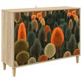 vidaXL Servírovacia skriňa ZAANDAM Sonoma 102 x 33 x 75 cm