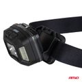 LED čelovka 2xXPG+10SMD 1800mAh SUPER BRIGHT (BATT) AMiO-04668