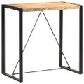 vidaXL Barový stolík 110x60x110 cm masívne mangovníkové drevo