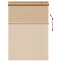 vidaXL Roleta Hnedá 160 x 220 cm Bambus