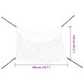 vidaXL Obdĺžniková sieťka na seno 2ks biela 200x120 cm PP