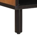 vidaXL TV skrinka s úložiskom Drevité hnedé dokončenie 80 x 33 x 46 cm