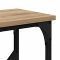 vidaXL Konzolový stôl Remeselný dub 102 x 23 x 75 cm Kompozitné drevo