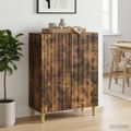 vidaXL Servírovacia skriňa Dymový dub 66 x 34,5 x 90 cm