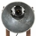 vidaXL Stolová lampa 25 W starožitná strieborná 30x17x40cm E27
