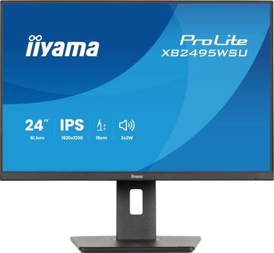iiyama ProLite/XB2495WSU-B1/24,1''/IPS/1900x1200/100Hz/4ms/Čierna/3R
