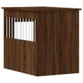vidaXL Nábytková prepravka pre psa hnedý dub 55x80x68 cm kompoz. drevo