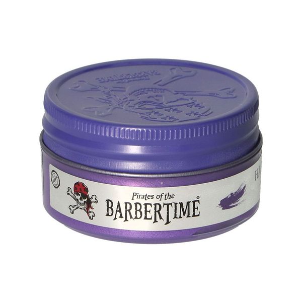 Farbiaci vosk na vlasy BARBERTIME Purple hair coloring wax 100 ml - fialový