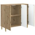 vidaXL Servírovacia skriňa Dub artisan 89 x 34,5 x 80 cm