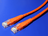 UTP patchkabel kat. 6, 0,3m, červený