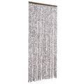 vidaXL Záves proti hmyzu, hnedý a béžový 90x220 cm, ženilka