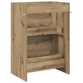 vidaXL Skriňa pod umývadlo do kúpeľne Dub artisan 56 x 37,5 x 81 cm