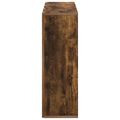 vidaXL Servírovacia skriňa Dymová dub 73,5 x 24 x 69,5 cm