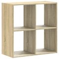 vidaXL Knižnica dub sonoma 68,5x32x68,5 cm kompozitné drevo