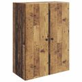 vidaXL Nástenná skrinka 66 x 34,5 x 90 cm Kompozitné drevo Staré drevo