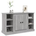 vidaXL Komoda sivý dub sonoma 100x35,5x60 cm spracované drevo