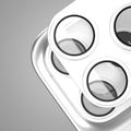 Etteri full camera lens guard pre iPhone 17 Pro Max strieborný