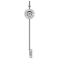 vidaXL Hinge na podporu viečka 2 ks Strieborná 194 x 36 x 18 mm Železo