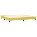 vidaXL Boxspring posteľ s matracom zelená 200x200 cm látka