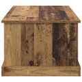 vidaXL Konferenčný stolík Staré drevo 90 x 50 x 35 cm Kompozitné drevo