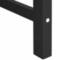 vidaXL Záhradná lavička Čierna 120 x 59 x 88 cm HDPE