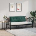 vidaXL Poduška na chrbát Tmavozelená 140 x 50 cm Kordúrová tkanina